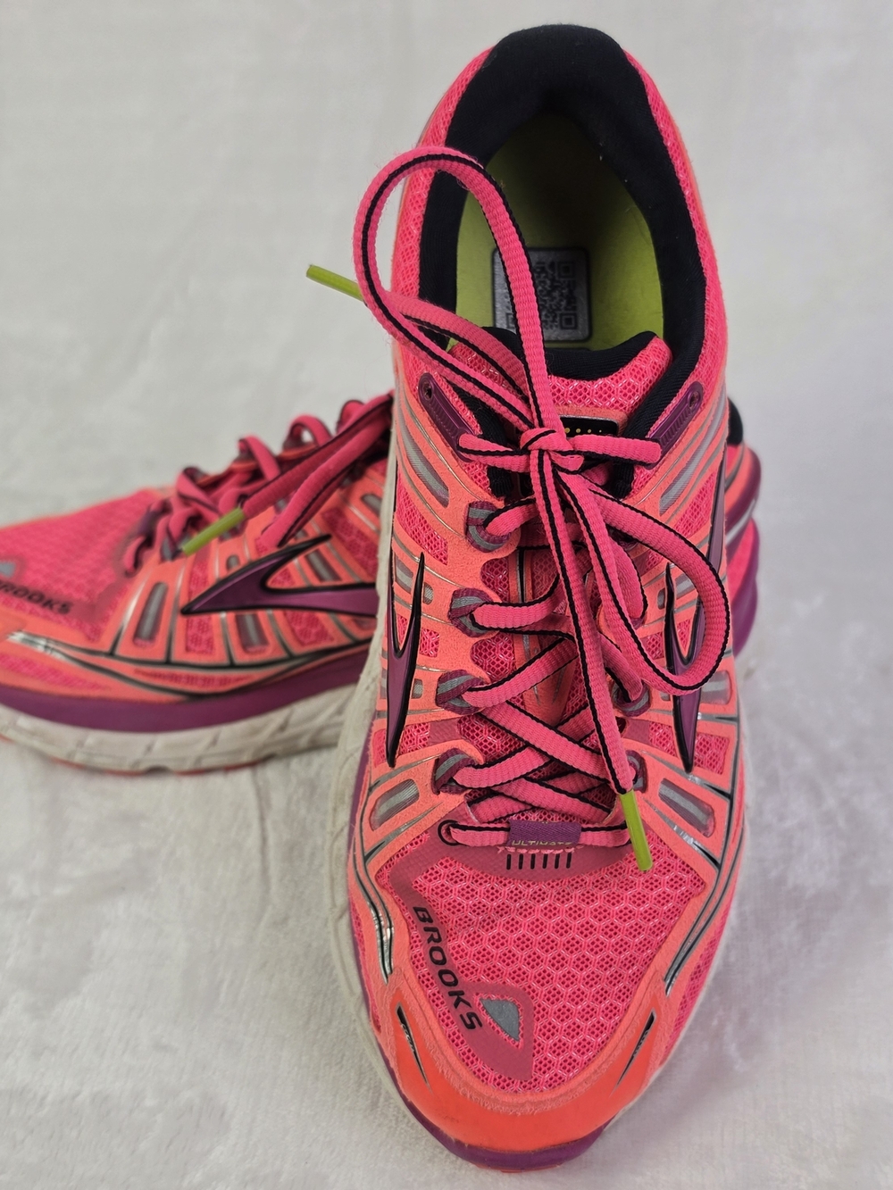 Brooks‎ Transcend Sneakers Womens 7 Ultimate Ride Pink Running Shoes